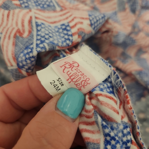 RicRac Ruffles patriotic dress - Picture 4 of 4